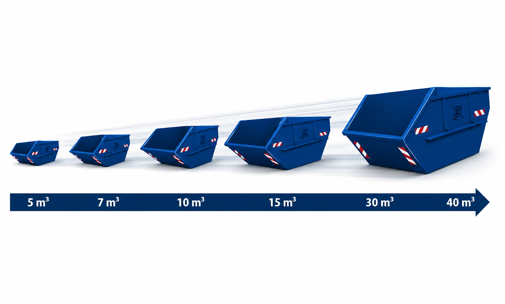 verschiedene Containergrößen zum bestellen
